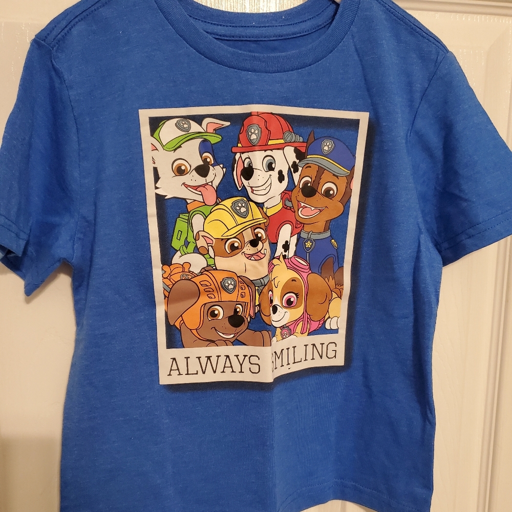 Nick Jr., Paw Patrol, 4T, navy, t-shirt